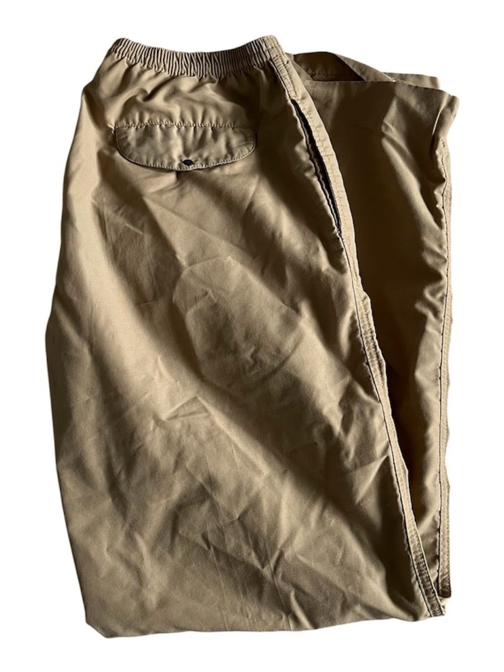 Vintage LL Bean Windbreaker Pants Brown USA Made Mens Small Small Regular